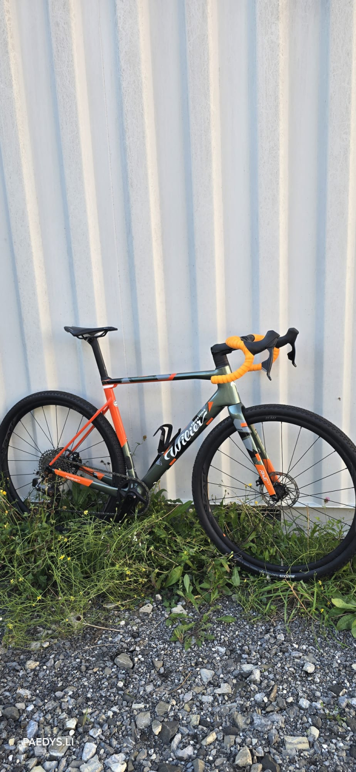 Preview: WILIER Gravel RAVE SLR CAMOUFLAGE / ORANGE GLOSSY DEMOBIKE